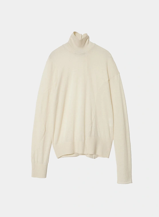 Женская водолазка UNDERCOVER Asymmetrical Off White