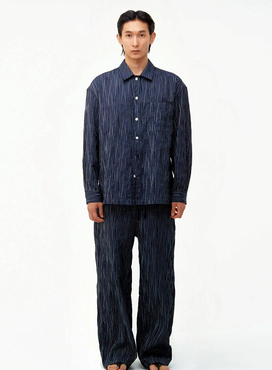 Брюки COOR Textured Stripe Lounge Navy