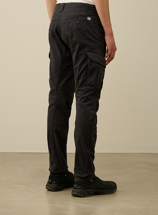 Брюки C.P. Company Stretch Sateen Lens Double Black Sand