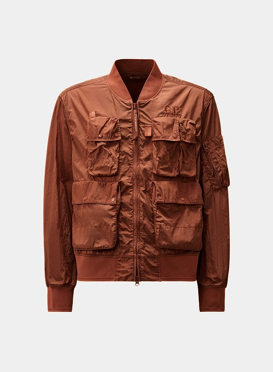 Бомбер C.P. Company Chrome-R Multipocket Sable