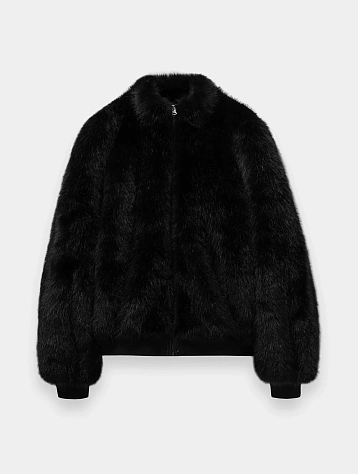 Женская шуба MARRKNULL Hooded Fur Black