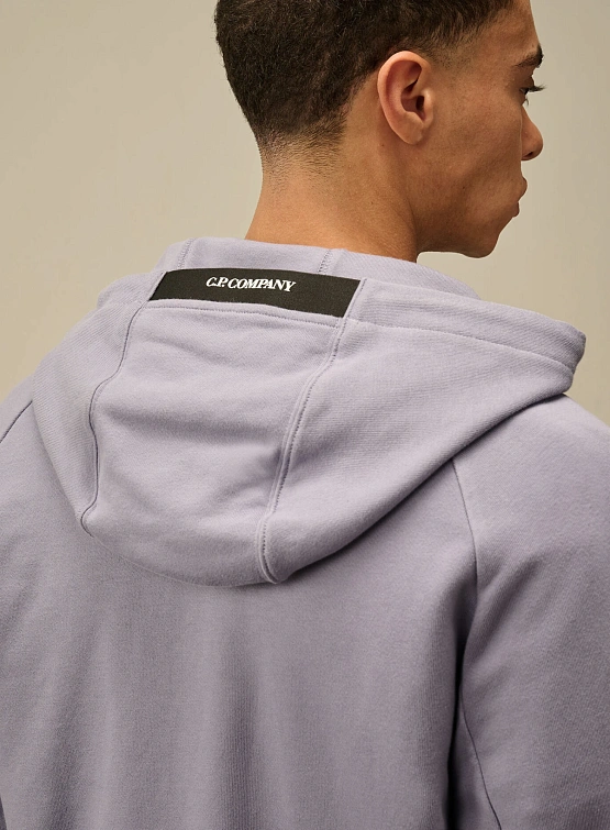 Зип-худи C.P. Company Diagonal Raised Fleece Lavander Violet