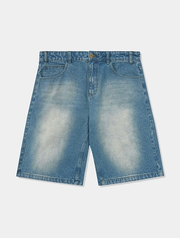 Шорты Butter Goods Warped Shorts Washed Mid Blue