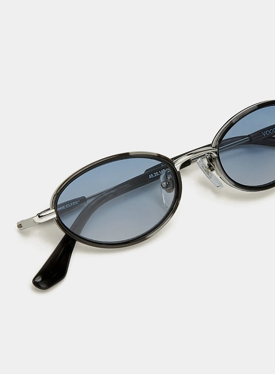 Очки Bonnie Clyde Voodoo Silver Black Tortoise & Blue Gradient