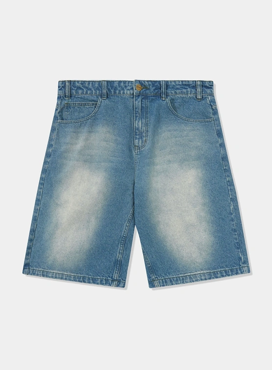 Шорты Butter Goods Warped Shorts Washed Mid Blue