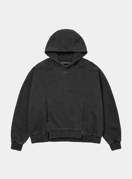 Худи AJOBYAJO Twofold Wide Washed Charcoal