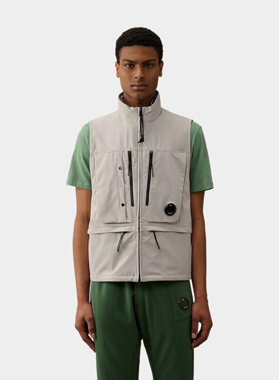 Жилет C.P. Company Shell-R Utility Vest Drizzle Grey