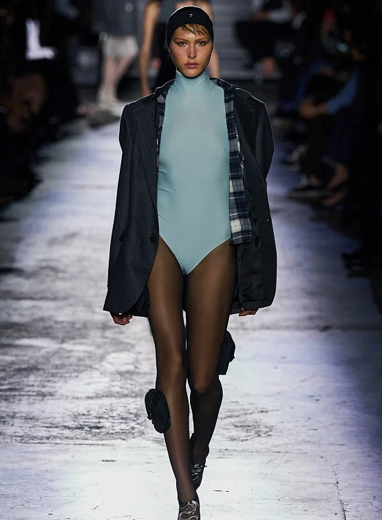 Женские колготки Coperni Cargo Tights Grey