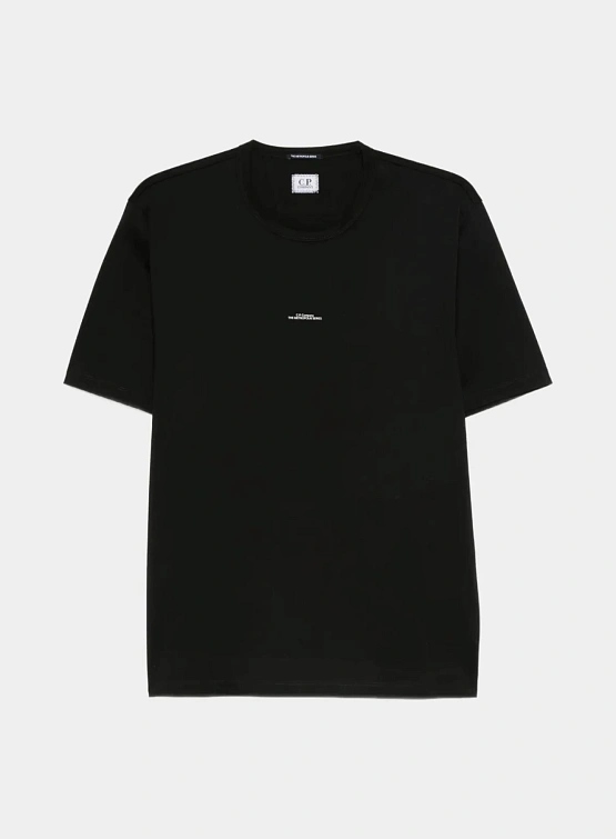 Футболка C.P. Company Metropolis Series Mercerized Jersey Black