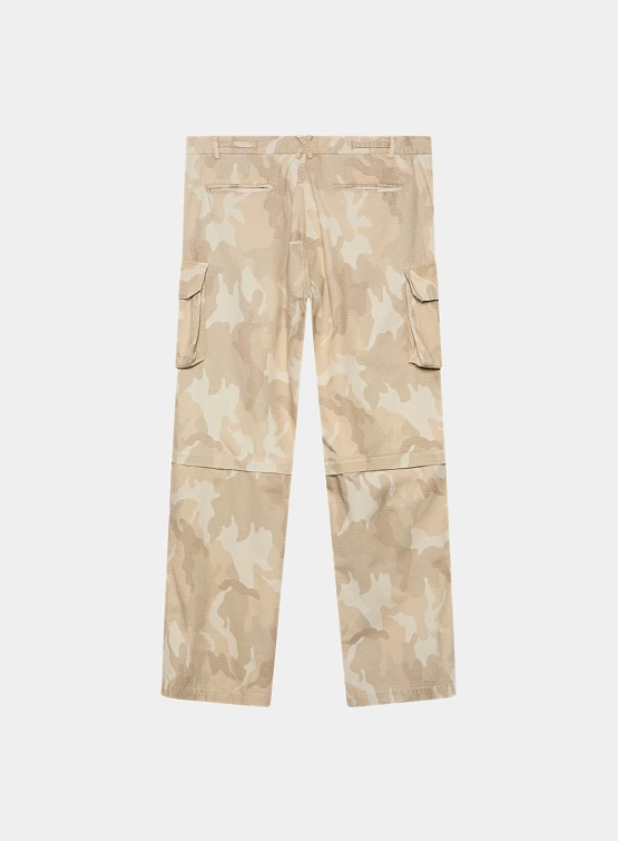 Брюки 424 Cargo Detachable Bermudas Washed Sand Camo Stone