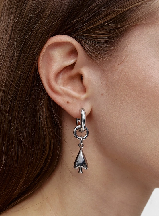 Серьги OMUT Winking Spade