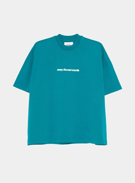 Футболка BONSAI Seasonal Logo Graphic Oversize Green