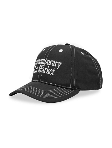 Кепка MARKET C.A.M. 6 Panel Hat Washed Black