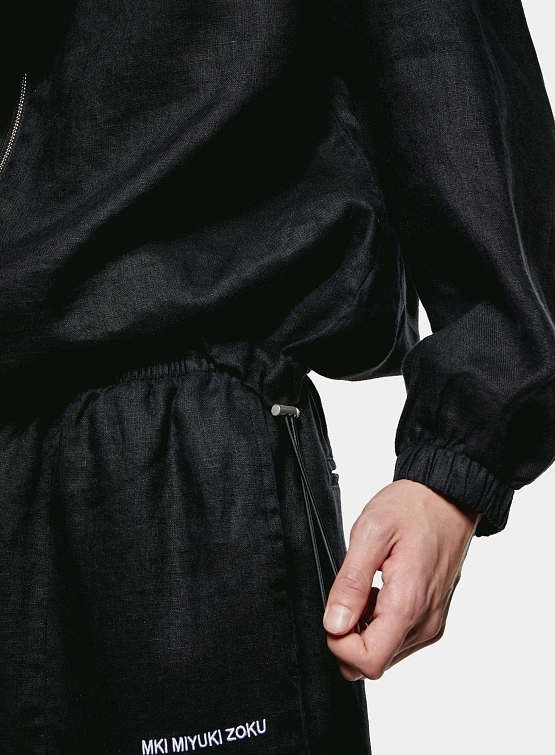 Олимпийка MKI MIYUKI ZOKU Linen Track Black