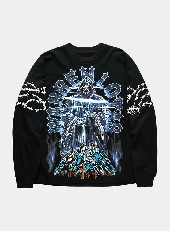 Лонгслив WARREN LOTAS Mountain Cemetery Black