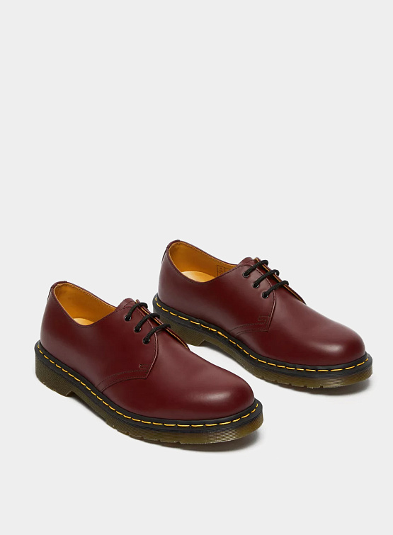 Полуботинки Dr. Martens 1461 Smooth Leather Oxford Cherry Red