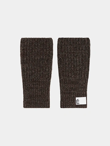 Митенки Études Wool Dk Brown