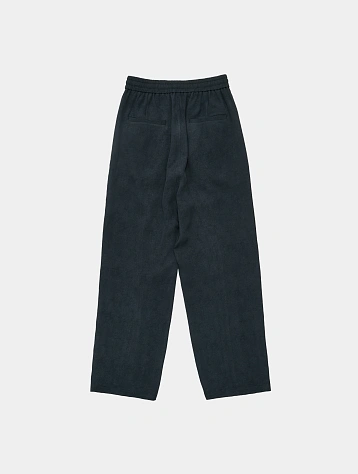 Брюки AMOMENTO Straight Tuck Banding Pants Dark Navy