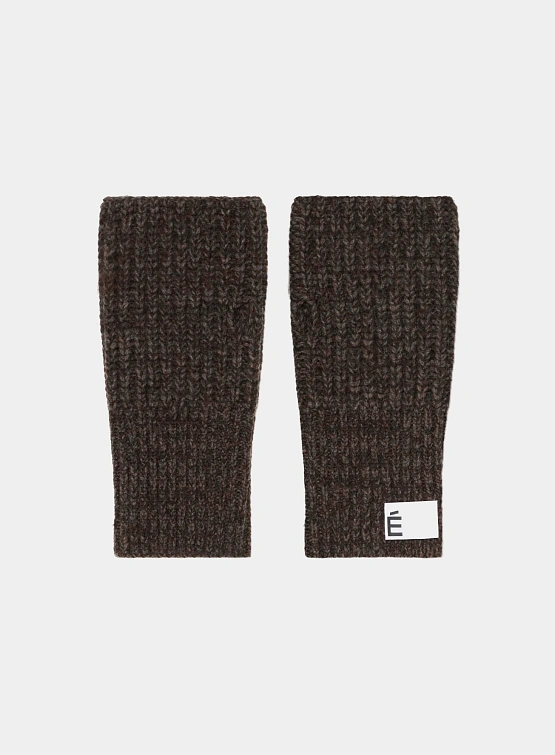 Митенки Études Wool Dk Brown