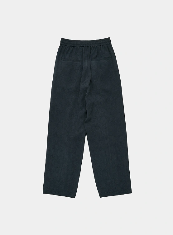 Брюки AMOMENTO Straight Tuck Banding Pants Dark Navy