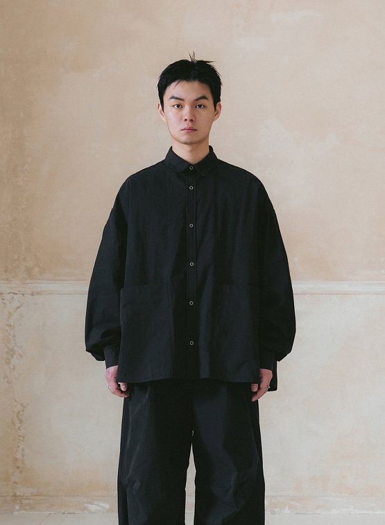 Рубашка ANGLAN Steric CN Multi Pocket Shirt Black