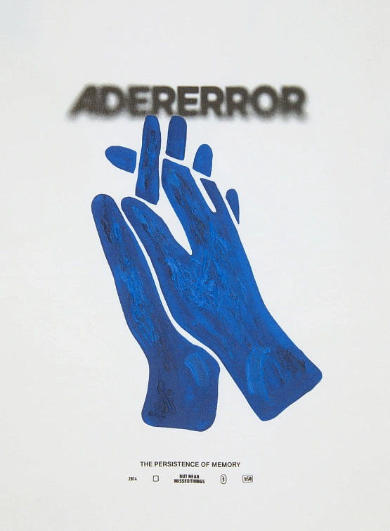 Футболка ADERERROR T-Shirt Product. 47 Off White