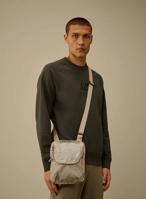 Сумка C.P. Company Plain Paper Touch Shoulder London Fog