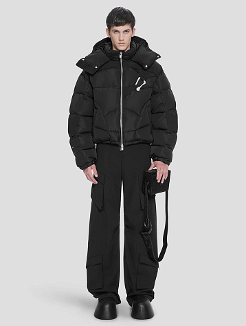 Пуховик HELIOT EMIL Abstract Down Puffer Black