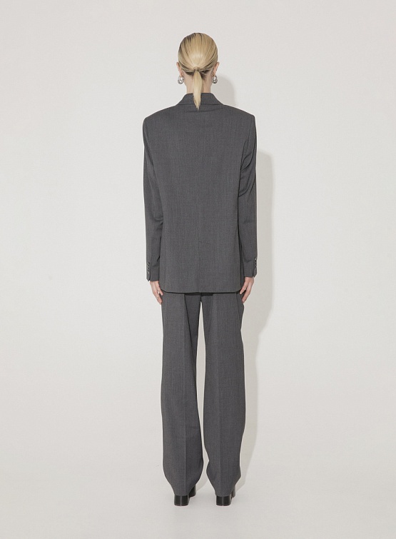 Женские брюки Han Kjøbenhavn Boxy Suit Trousers Dark Grey
