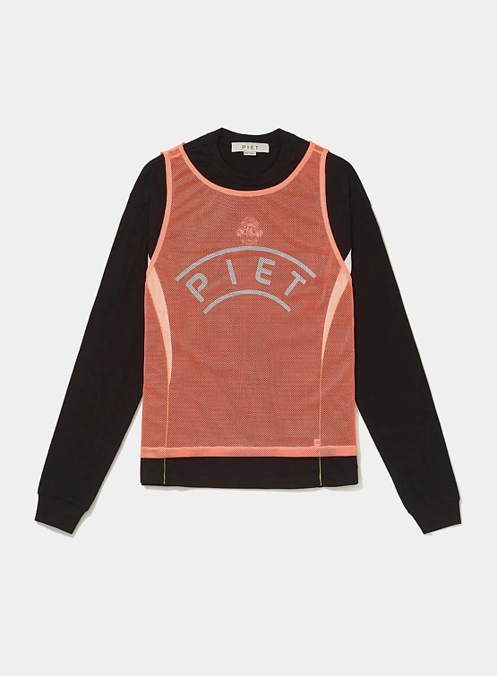 Лонгслив PIET Vest Long Sleeve Black