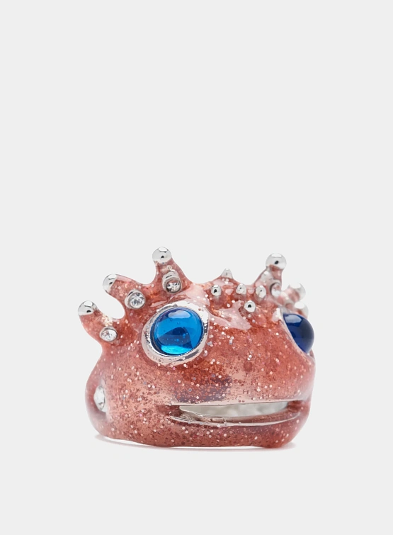 Кольцо Collina Strada Axoltl Rose Glitter