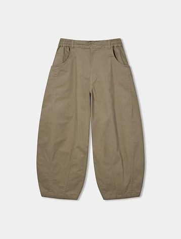 Брюки ANGLAN Pit Pocket Dart Chino Balloon Beige