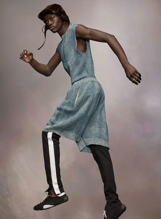 Жилет Maison Margiela Summer Chine Knit Tank Petrol