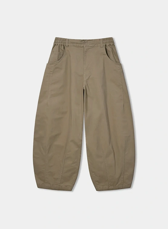 Брюки ANGLAN Pit Pocket Dart Chino Balloon Beige