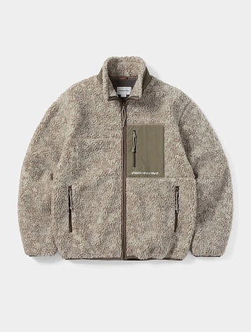 Куртка thisisneverthat Sherpa Fleece Jacket Stone