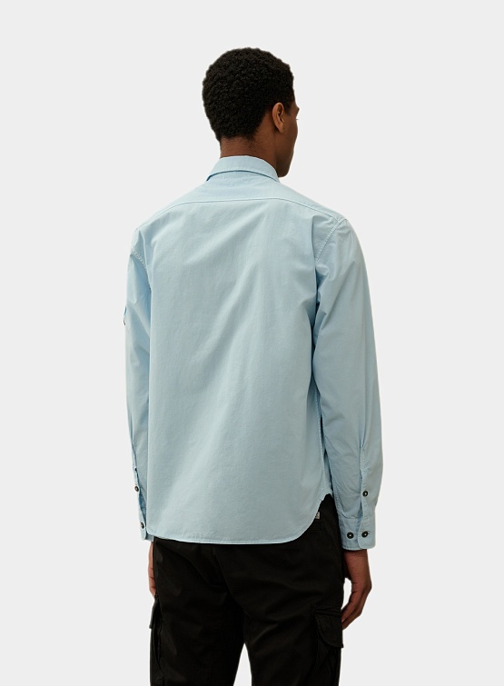 Рубашка C.P. Company Gabardine Pockets Shirt Starlight