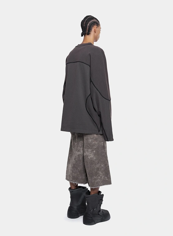 Шорты ARNODEFRANCE Concrete Denim Baggy Washed Black