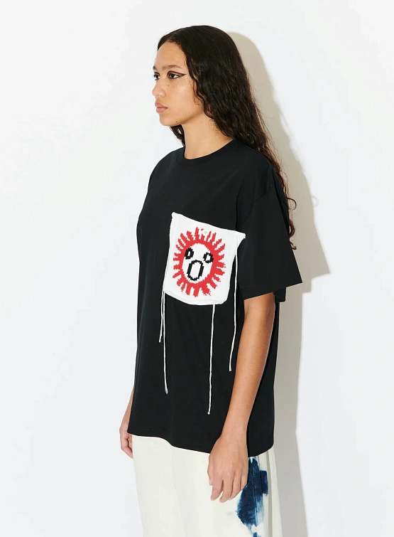 Футболка Charles Jeffrey Loverboy Patch Tee Black