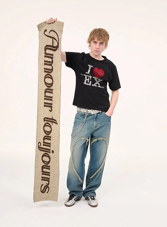 Шарф Carne Bollente Amour Toujours Beige