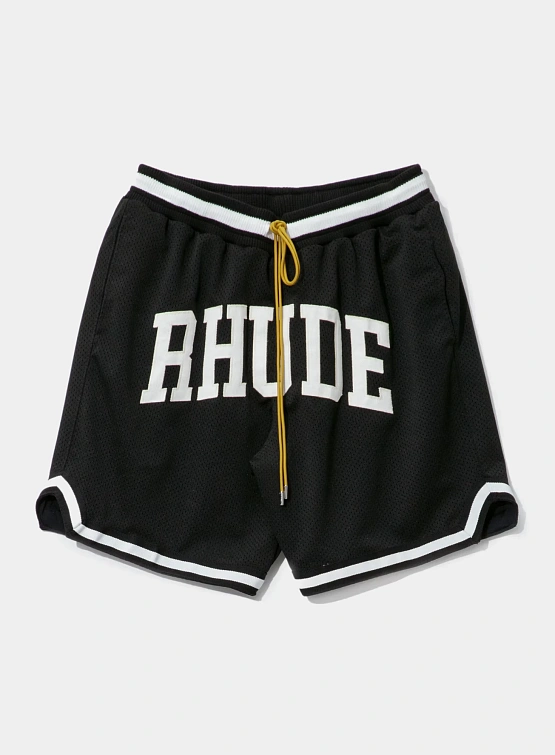 Шорты RHUDE Collegiate Bascketball Black/White