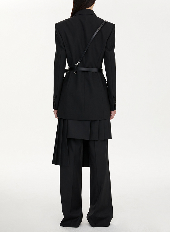 Женские брюки JUUN.J Straight Detachable Pleats Black