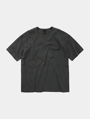 Футболка FrizmWORKS Cigarette Pocket Pigment Dyeing Charcoal