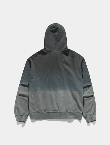 Зип-худи UNAFFECTED Dyed 4P Zip-Up Charcoal