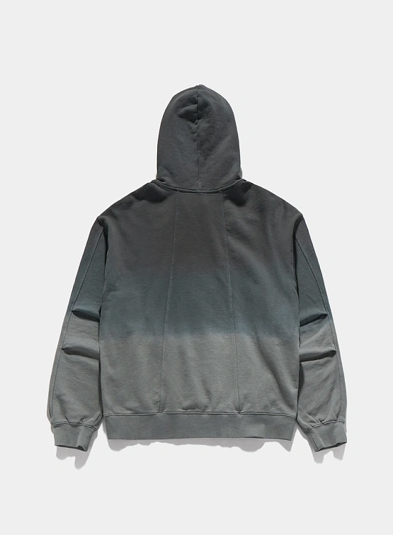 Зип-худи UNAFFECTED Dyed 4P Zip-Up Charcoal