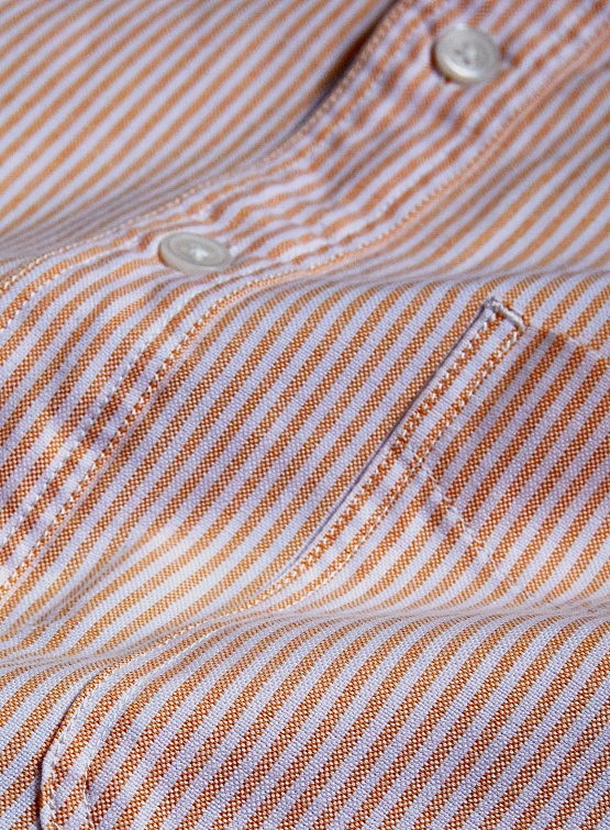 Рубашка FrizmWORKS Og Stripe Shirt Orange