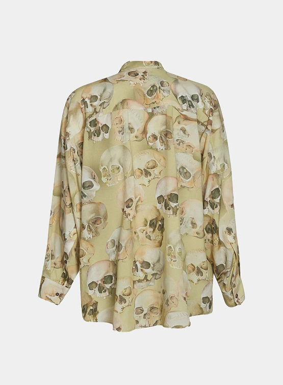 Рубашка Magliano Fontanelle Shirt Skull White