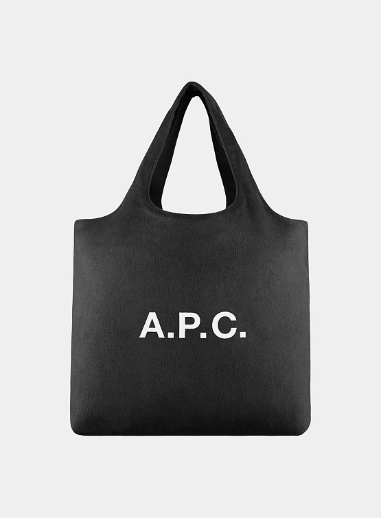 Тоут A.P.C. Ninon Woollen Tote Noir