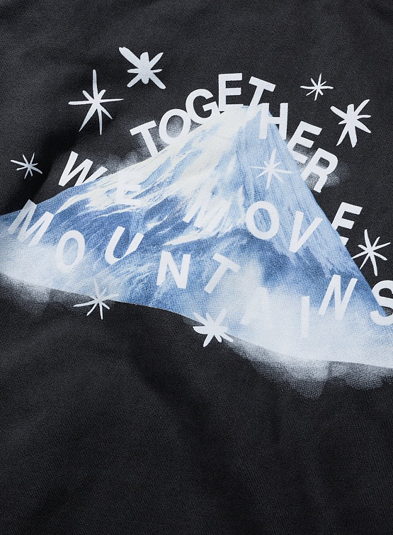 Худи MARKET Move Mountains Hoodie Washed Black