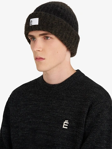 Шапка Études Alpaca Charcoal