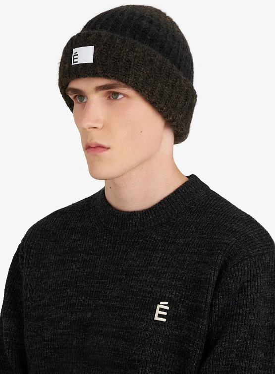 Шапка Études Alpaca Charcoal